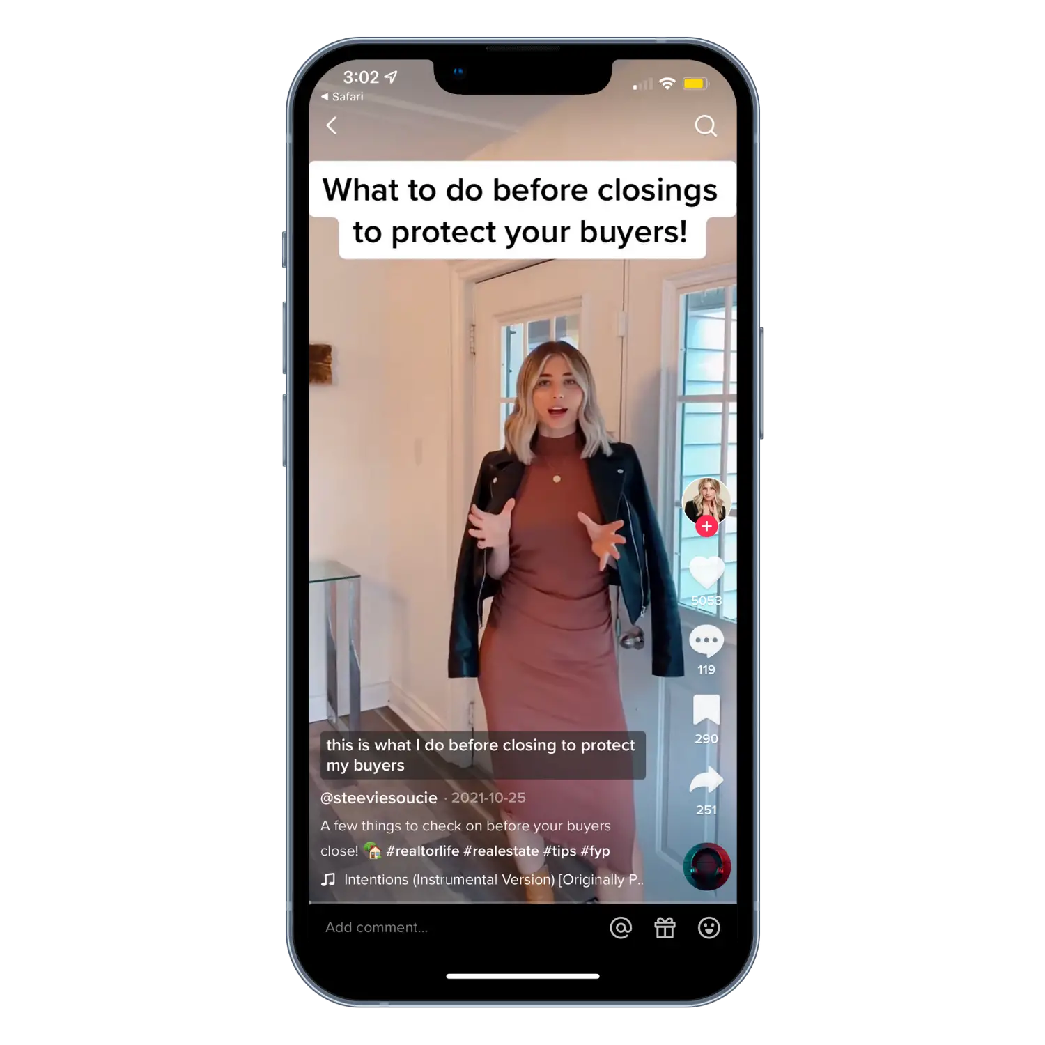 Tiktok Real Estate Strategy, What to do before closing