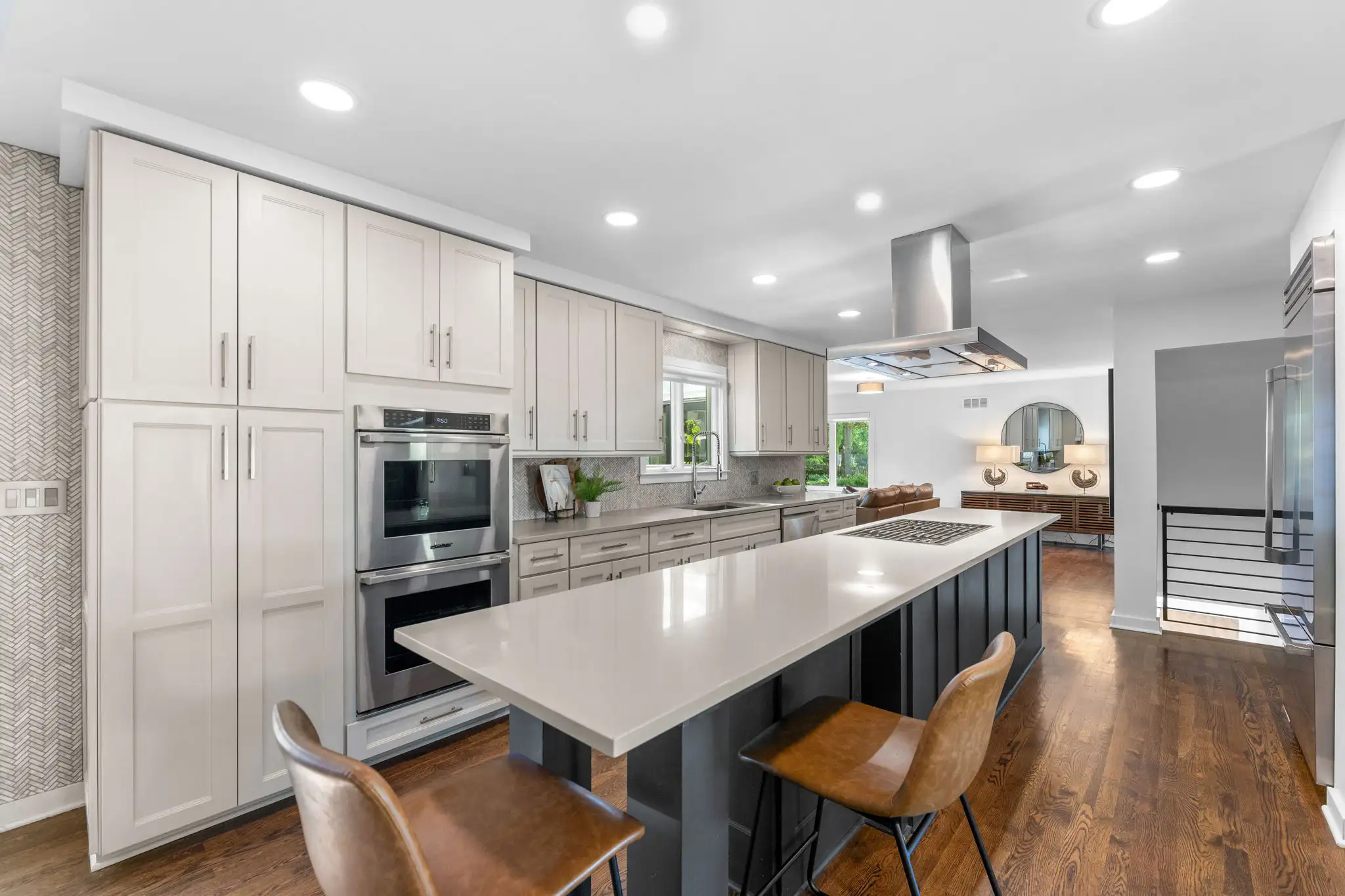 Chef's kitchen with Wolf and Dacor appliances, Apple Valley Estates home