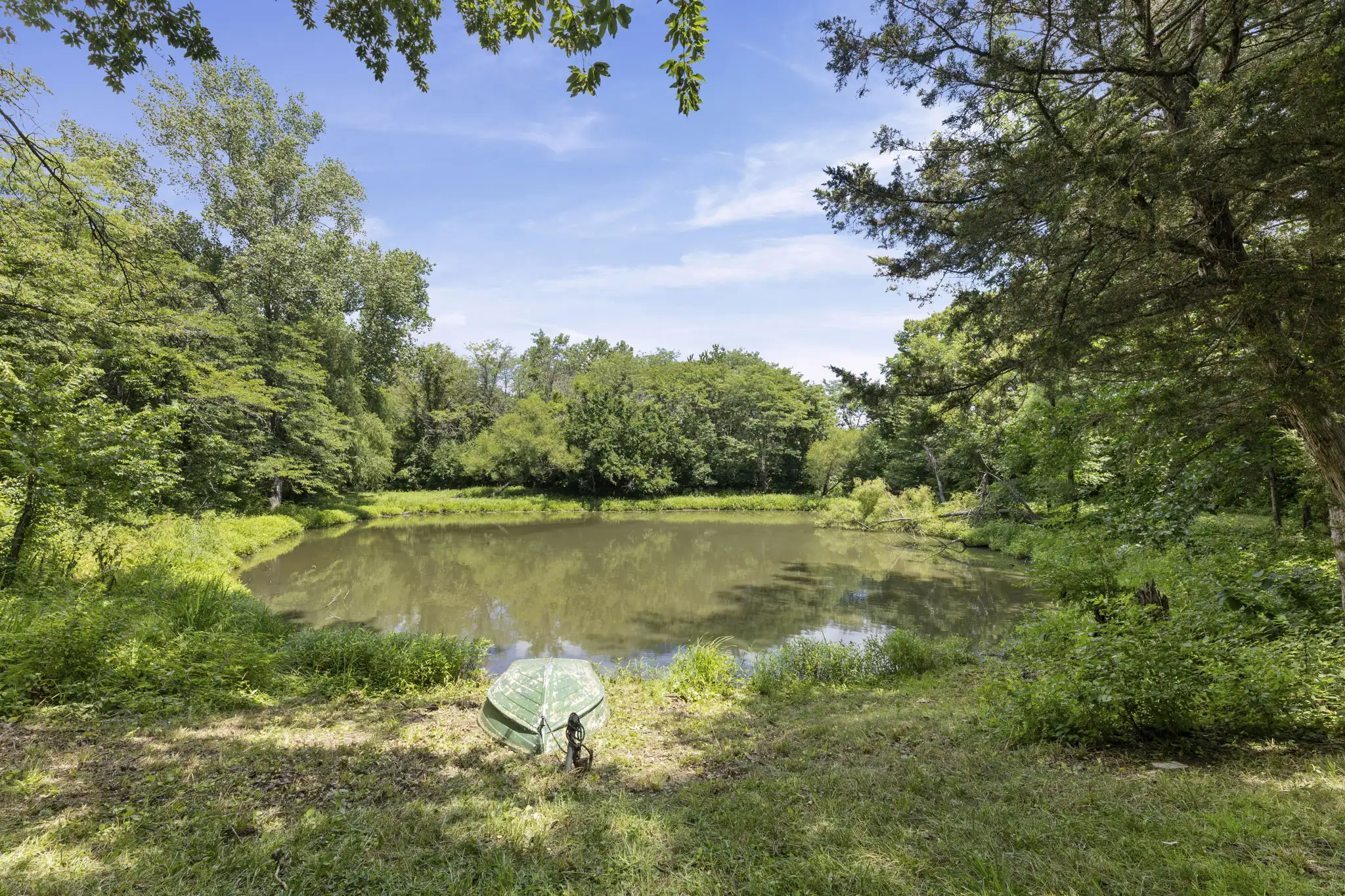 Pond on the property.