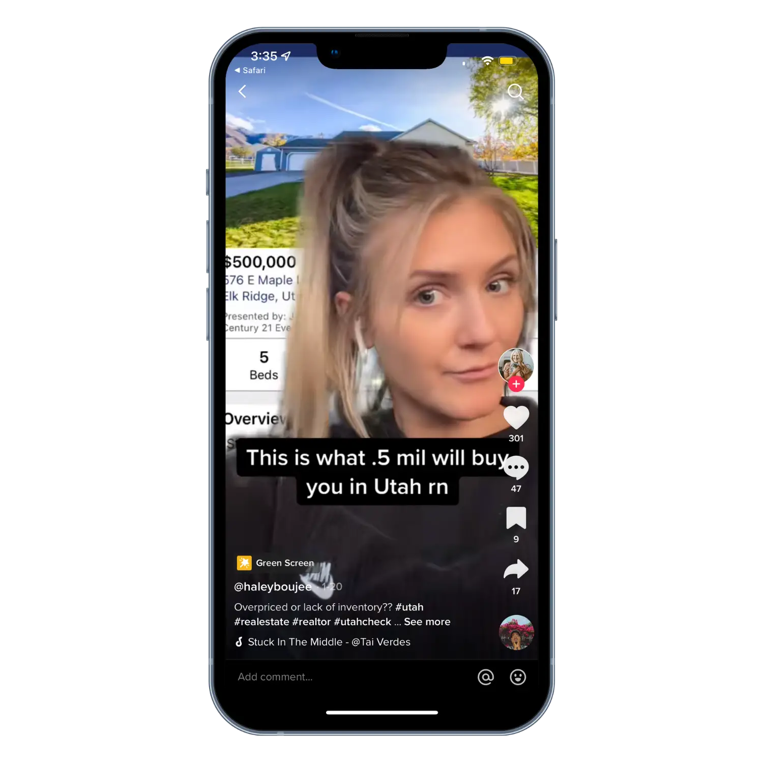 Tiktok Real Estate Strategy, What will $ __ get you in __?