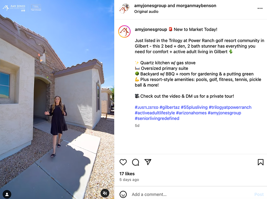 Real Estate Marketing Strategy, Video Reel lisitng promotion