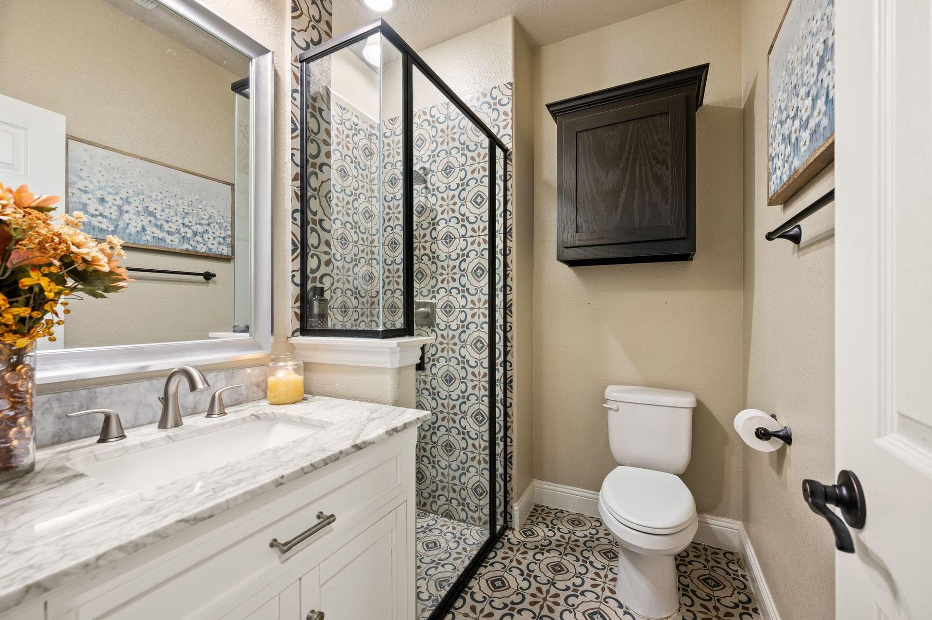 Bathroom at 4201 Rainwater Creek Way in Celina, Texas