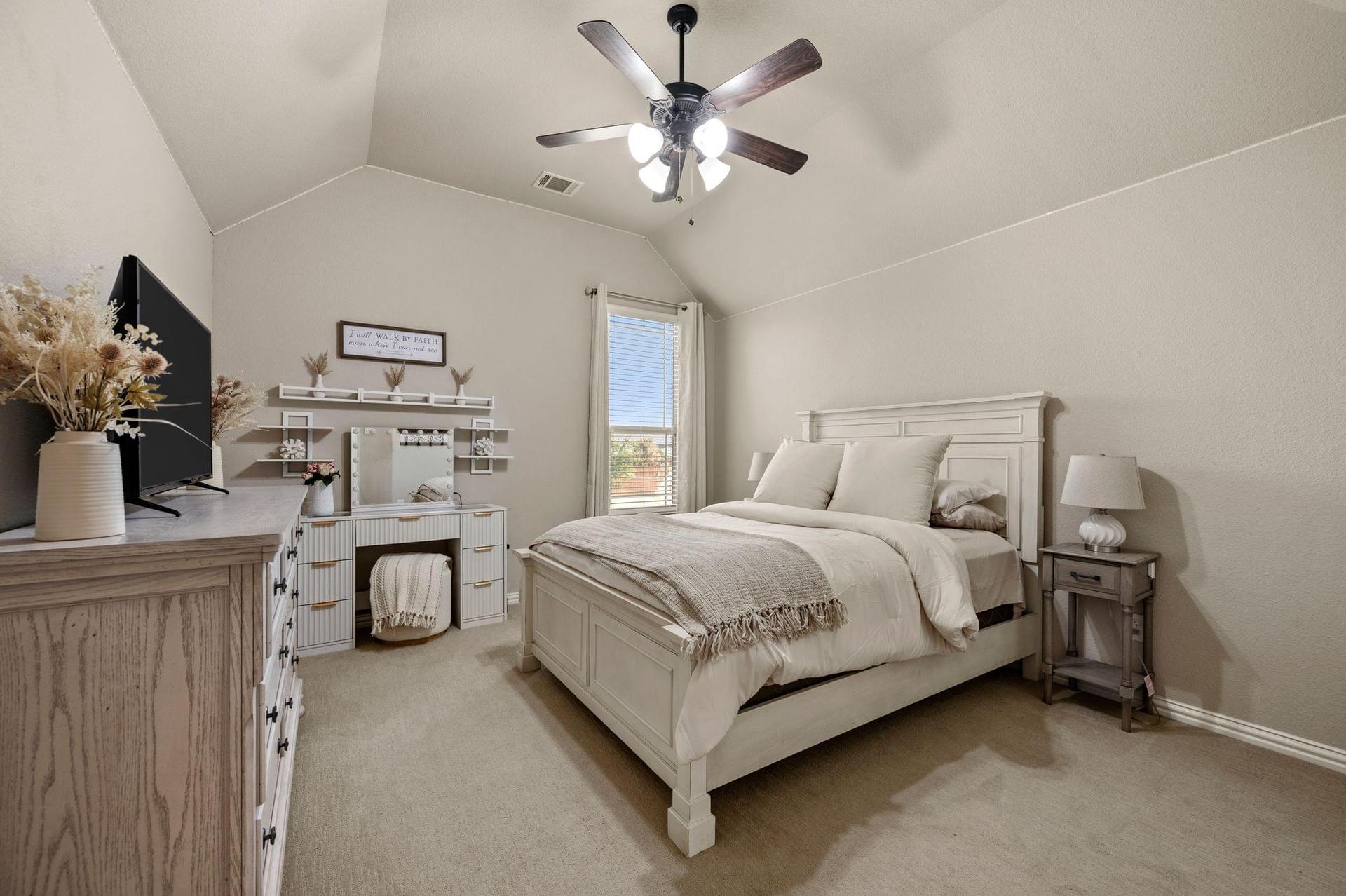 Spacious secondary bedroom at 4201 Rainwater Creek Way