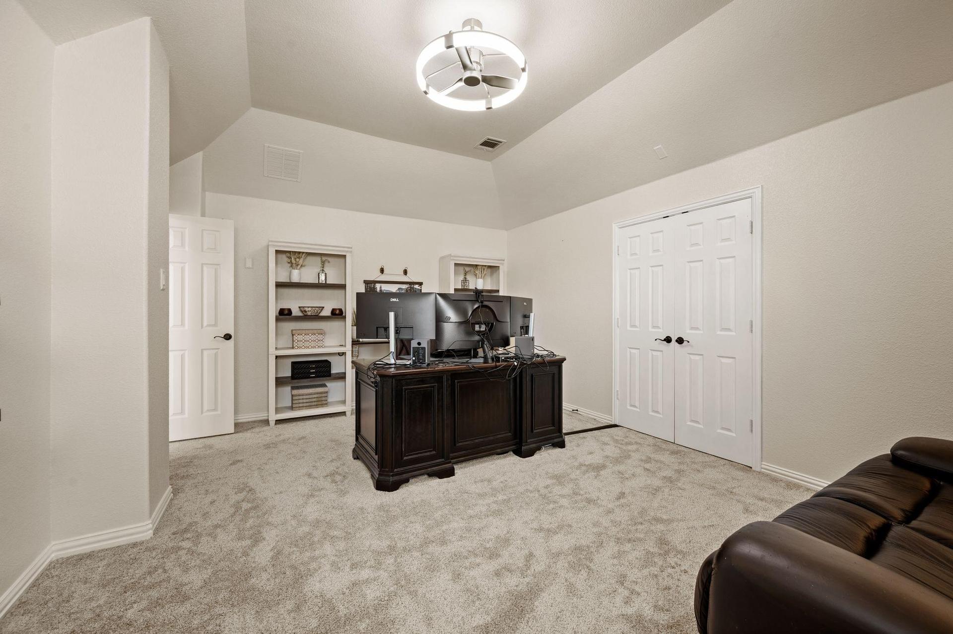 Flexible home office space at 4201 Rainwater Creek Way in Celina, Texas