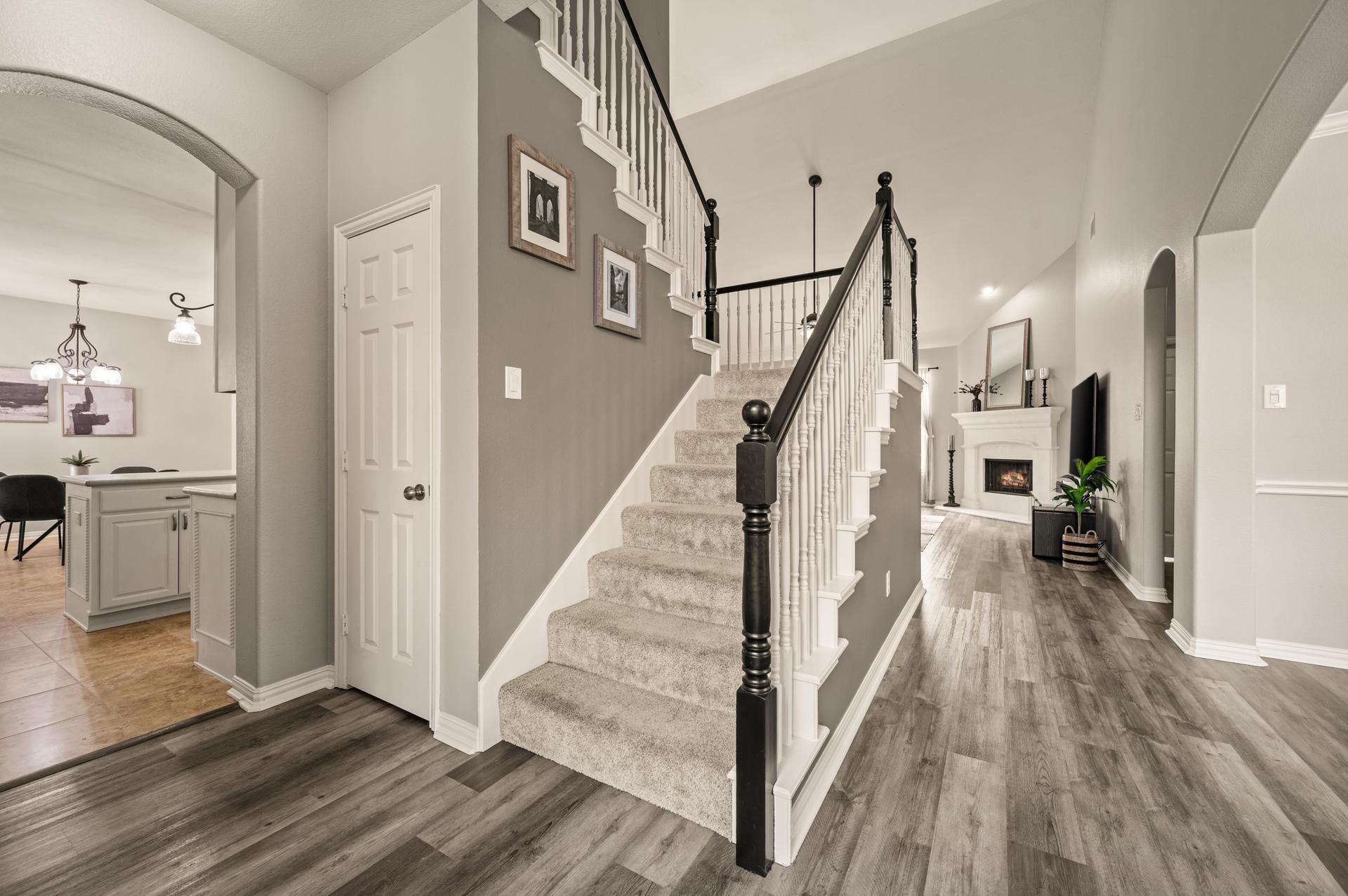 Well-Positioned stairs