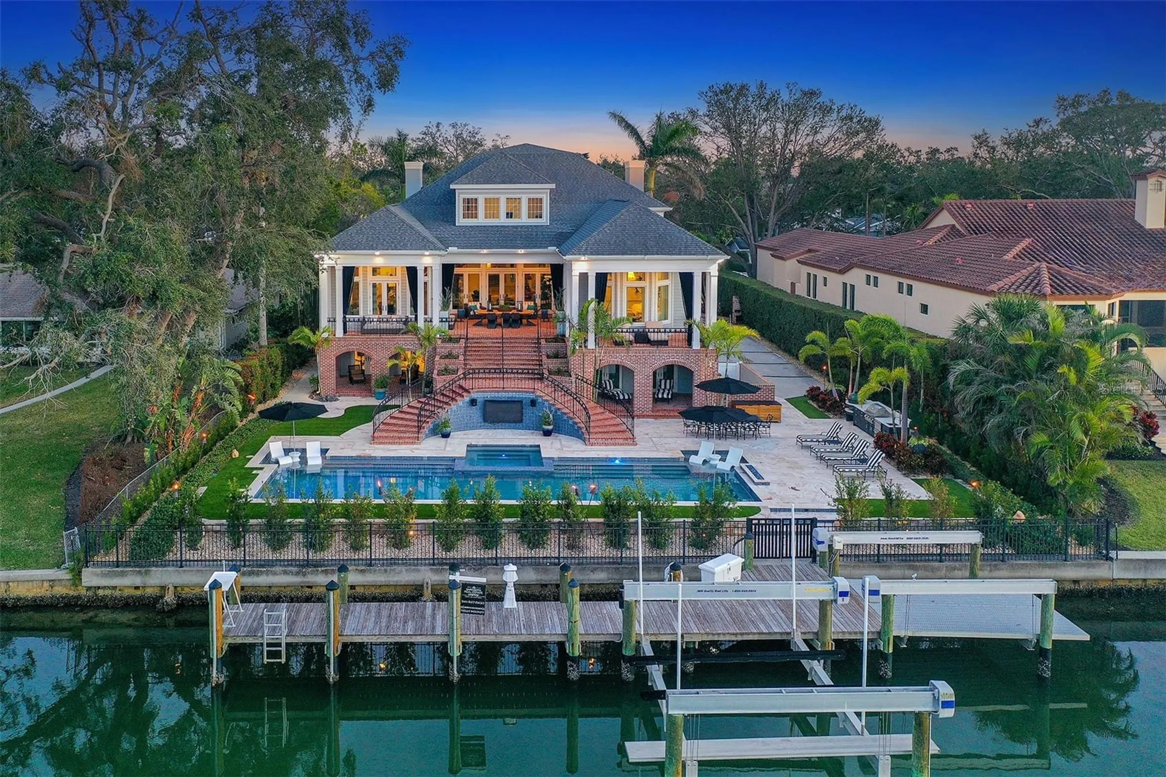 1541 Bay Point Dr, Sarasota, FL — waterfront estate sold for $6,500,000 by the Benge Redding Team